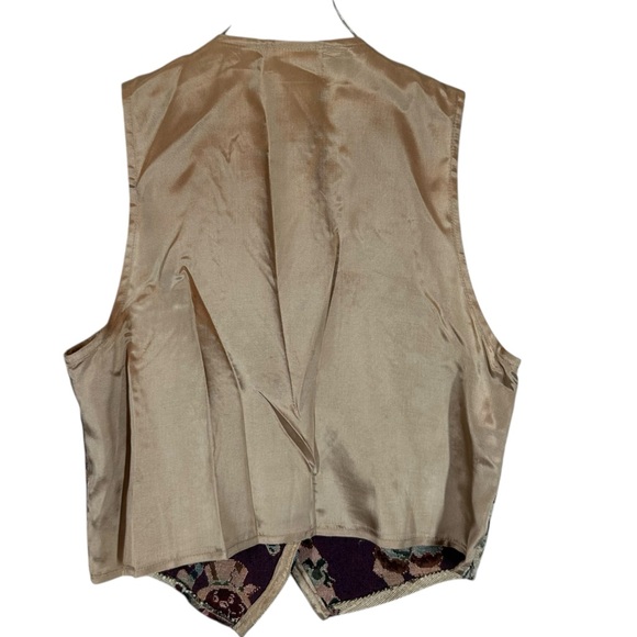 VINTAGE MIRRORS Women's Medium Santa Holiday Vest - Picture 4 of 7